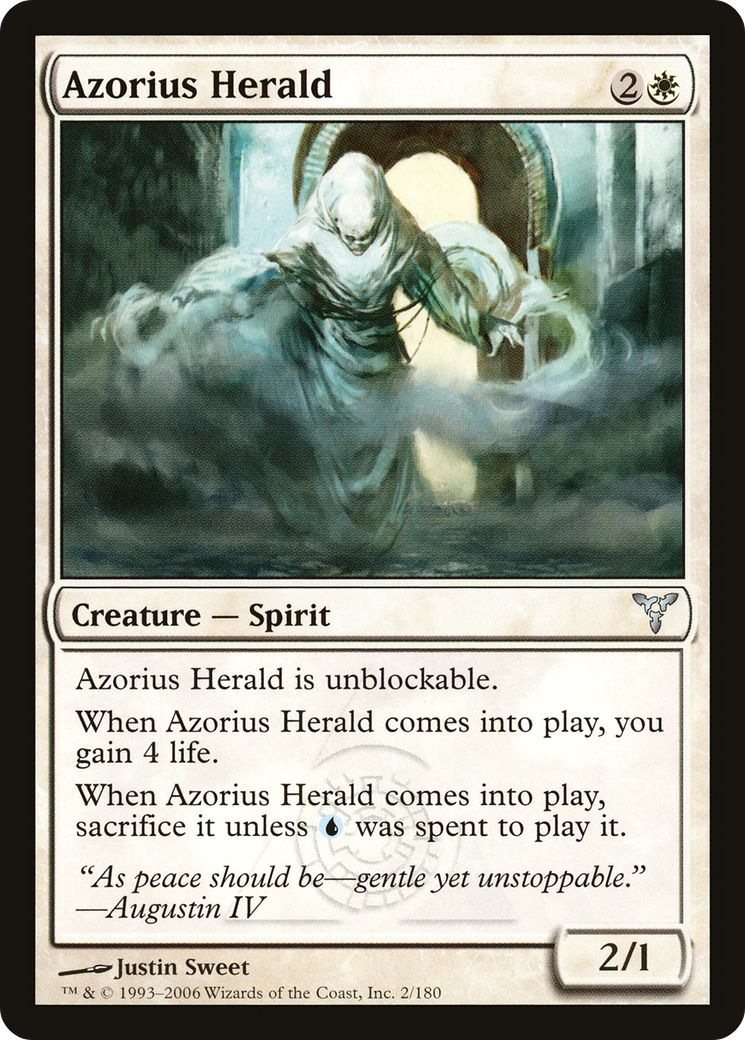 Azorius Herald (002) Foil - Dissension