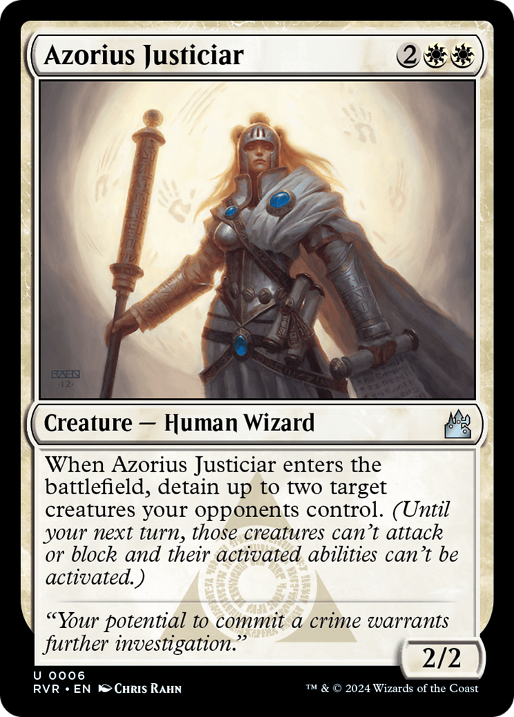 Azorius Justiciar (006) Foil - Ravnica Remastered