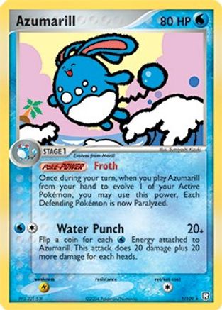 Azumarill (Deck Exclusives) (1) - Team Rocket Returns