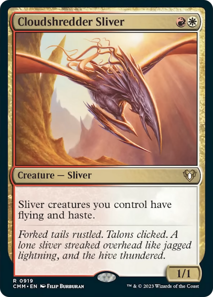 Cloudshredder Sliver [Commander Masters] | Silver Goblin