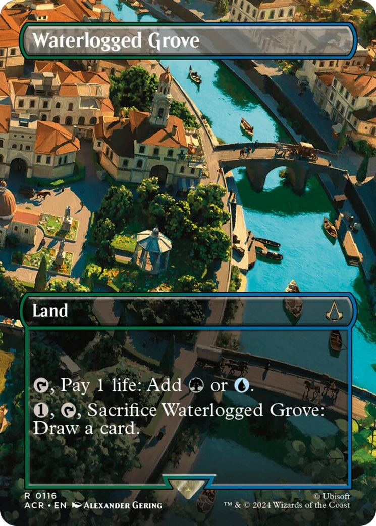 Waterlogged Grove (Borderless) [Assassin's Creed] | Silver Goblin