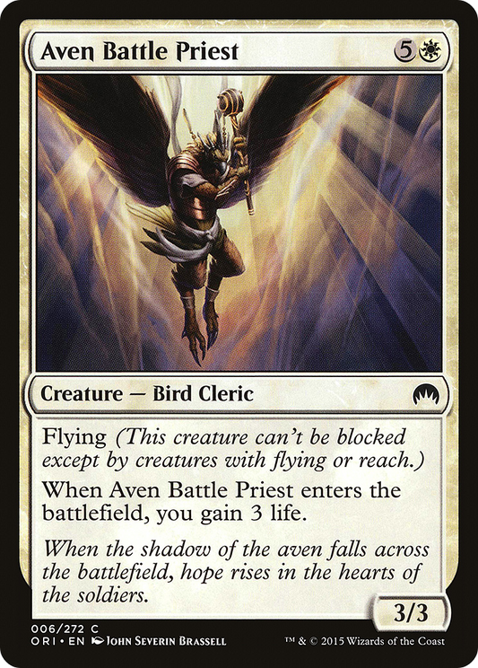 Aven Battle Priest [Magic Origins] Foil