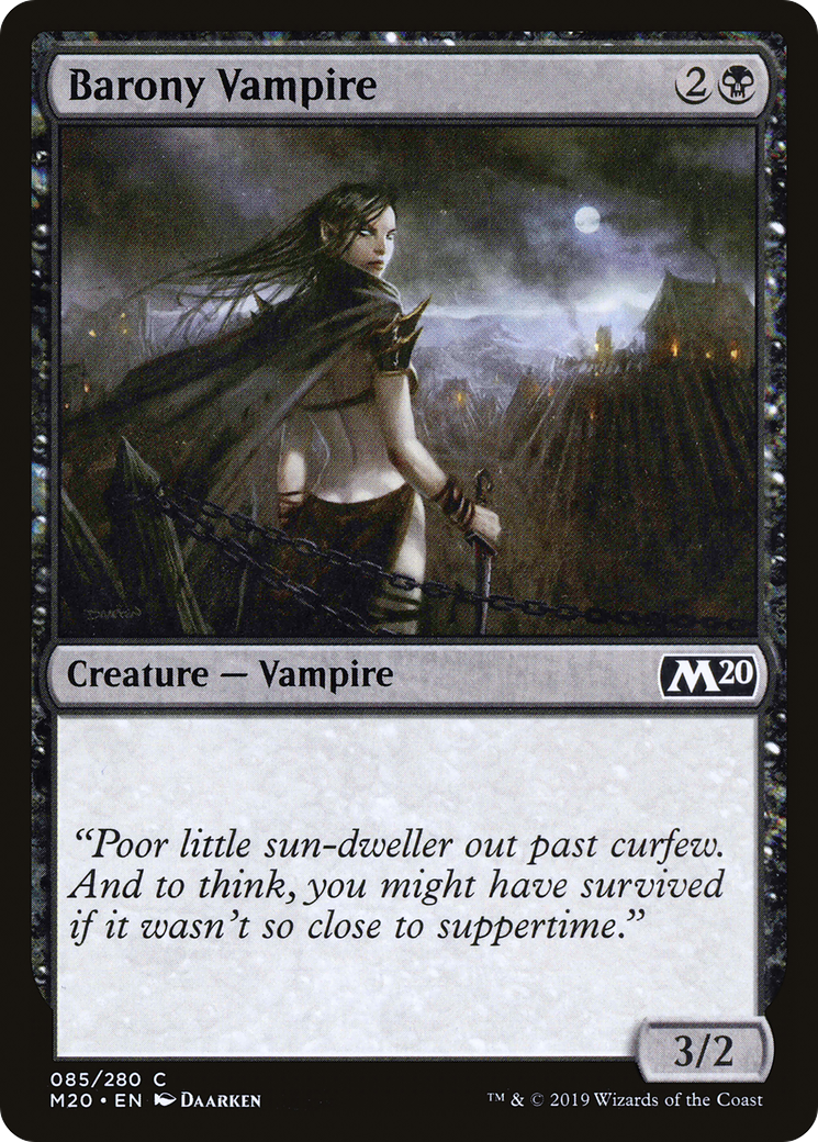 Barony Vampire [Core Set 2020] Foil
