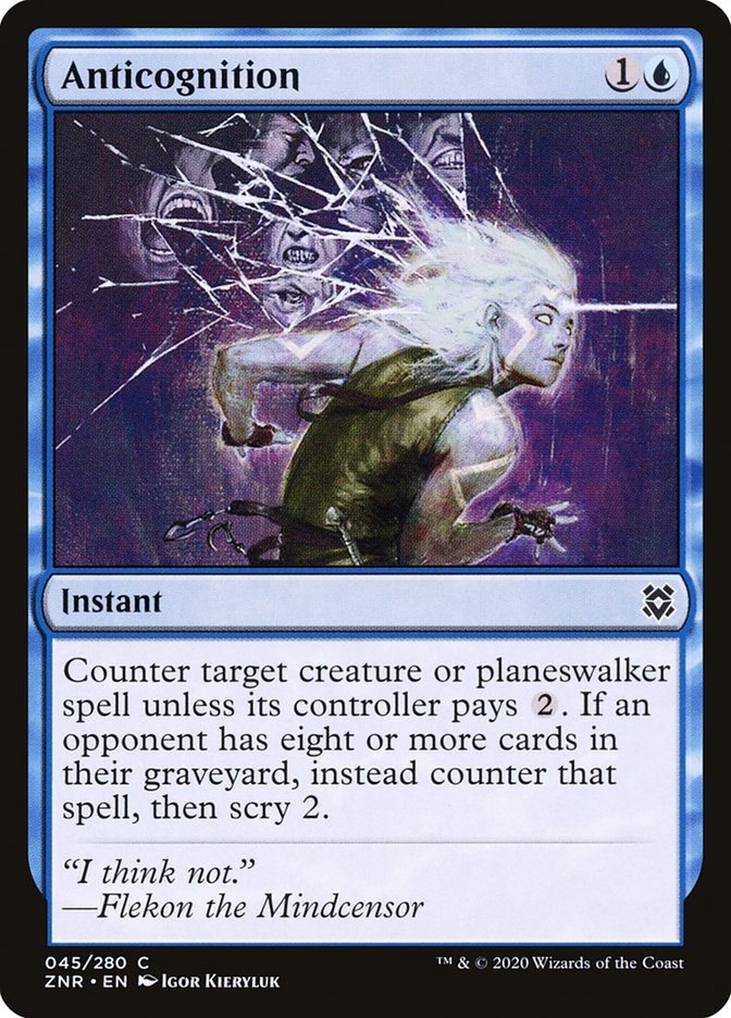 Anticognition [Zendikar Rising] | Silver Goblin