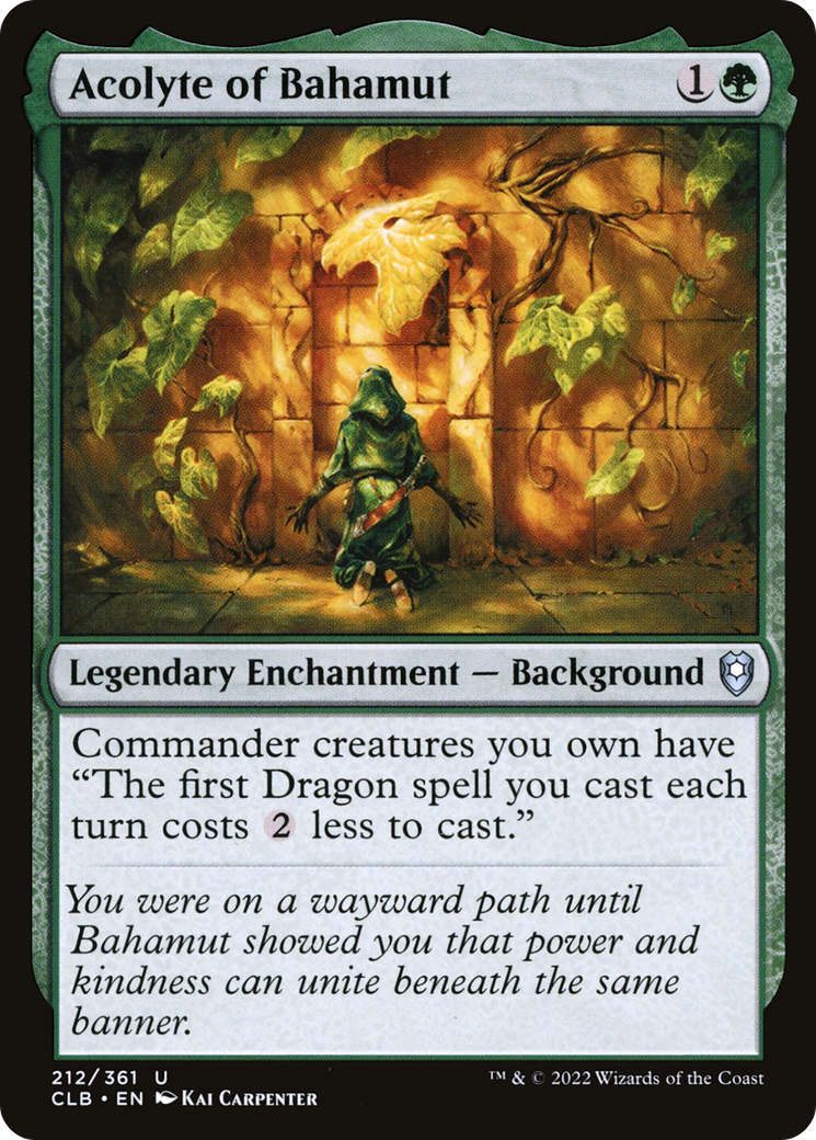 Acolyte of Bahamut [Commander Legends: Battle for Baldur's Gate] Foil