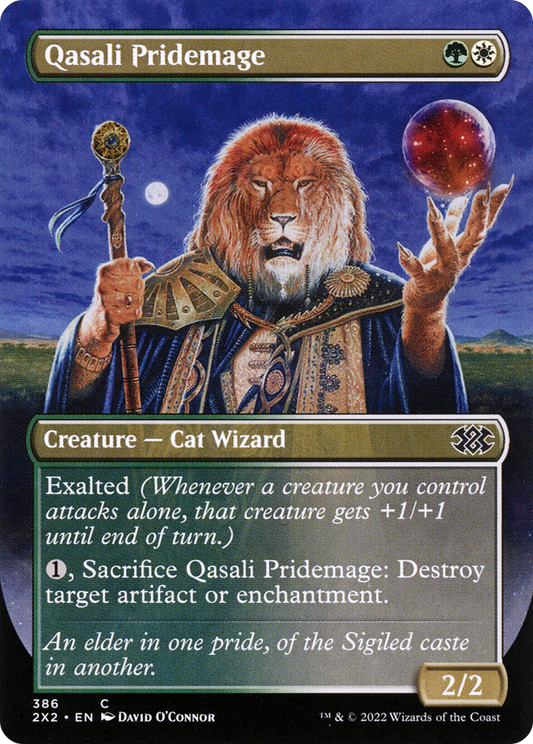Qasali Pridemage (Borderless Alternate Art) [Double Masters 2022] Foil