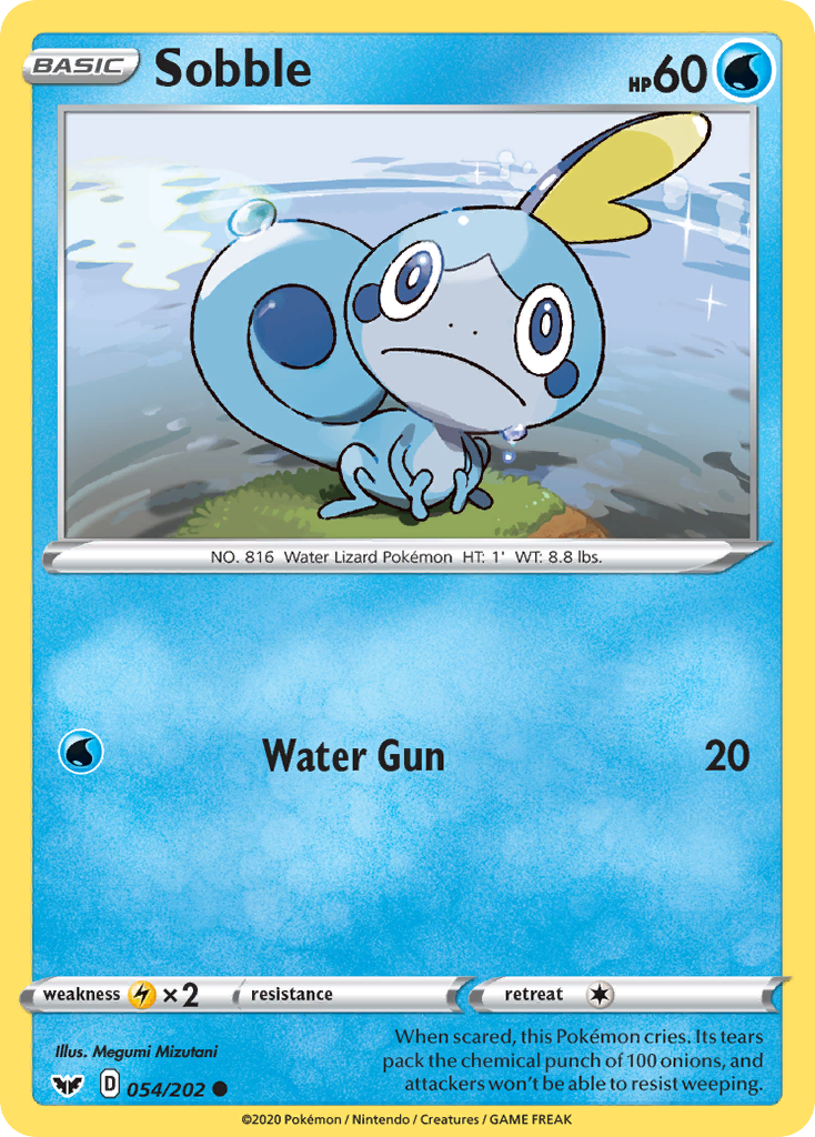 Sobble (054/202) [Sword & Shield: Base Set] | Silver Goblin