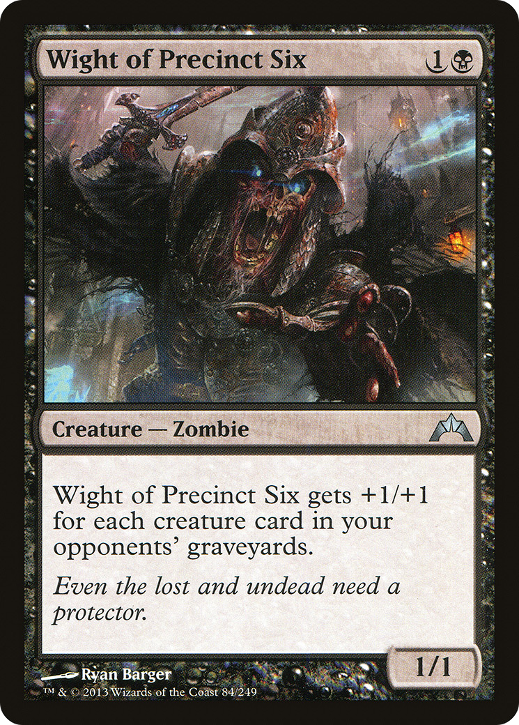 Wight of Precinct Six [Gatecrash] Foil