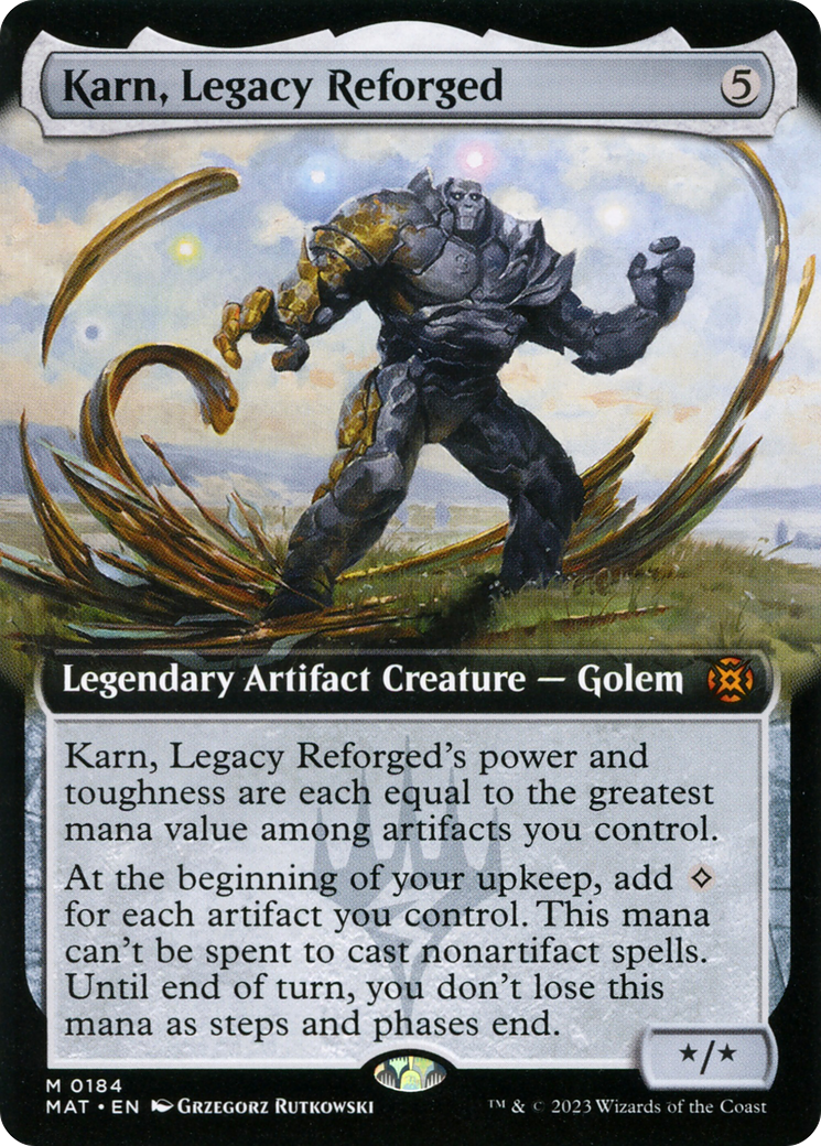 Karn, Legacy Reforged (Extended Art) [March of the Machine: The Aftermath] Foil