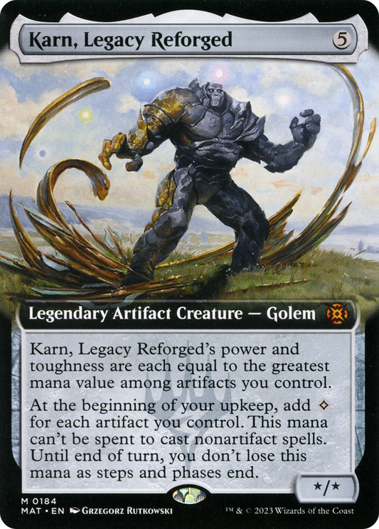 Karn, Legacy Reforged (Extended Art) [March of the Machine: The Aftermath] Foil