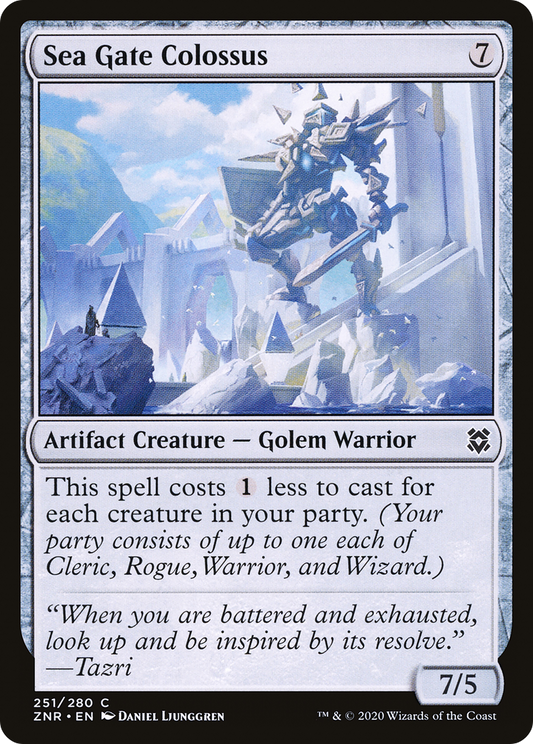 Sea Gate Colossus (251) Foil - Zendikar Rising