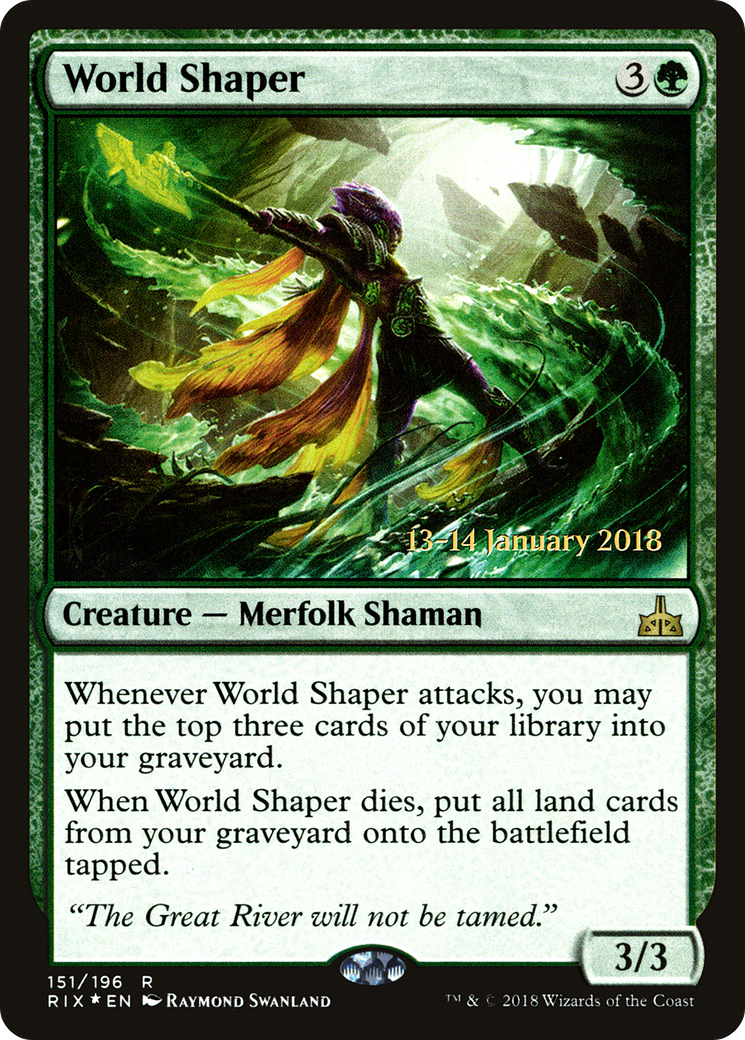 World Shaper [Rivals of Ixalan Prerelease Promos] | Silver Goblin