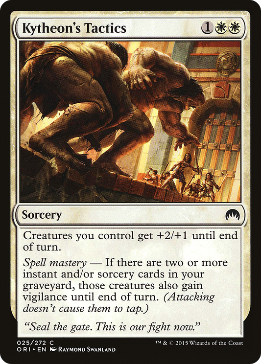 Kytheon's Tactics [Magic Origins] Foil