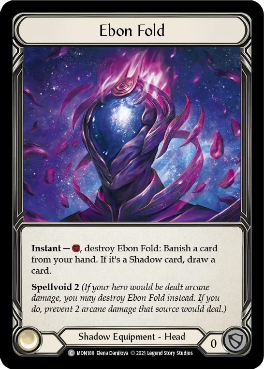 Ebon Fold [MON188] (Monarch)  1st Edition Normal | Silver Goblin