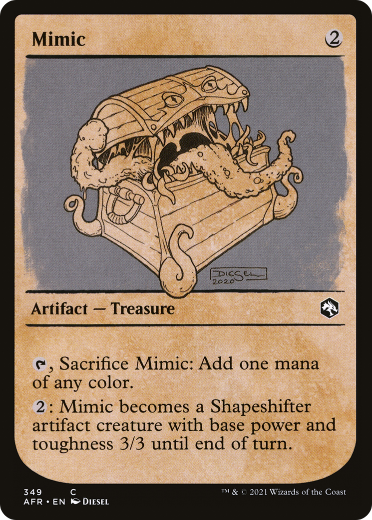 Mimic (Showcase) [Dungeons & Dragons: Adventures in the Forgotten Realms] | Silver Goblin