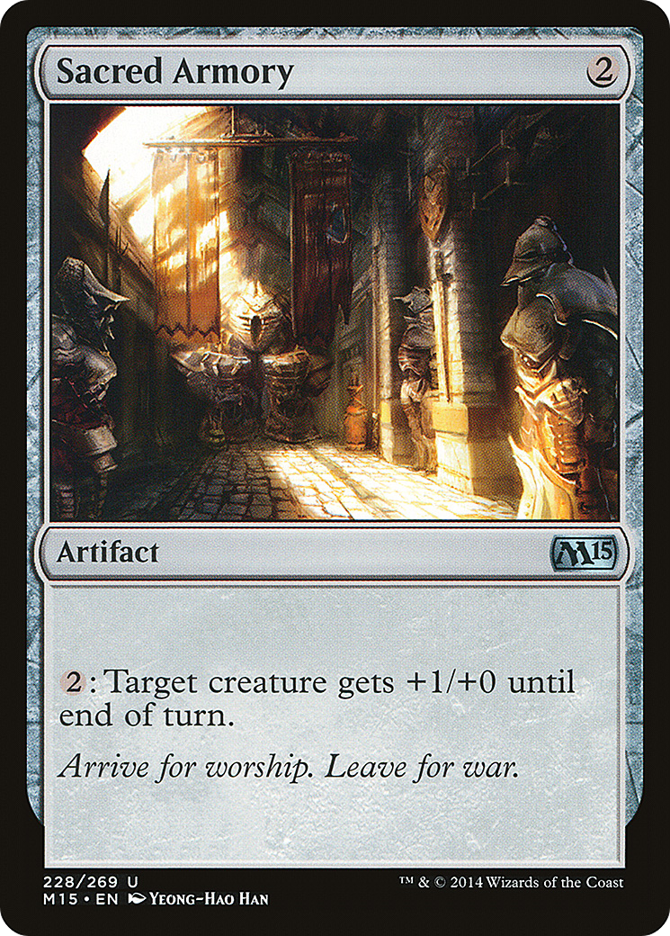 Sacred Armory [Magic 2015] Foil