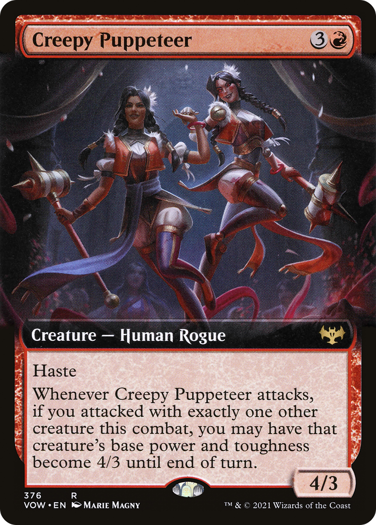 Creepy Puppeteer (Extended Art) [Innistrad: Crimson Vow] | Silver Goblin