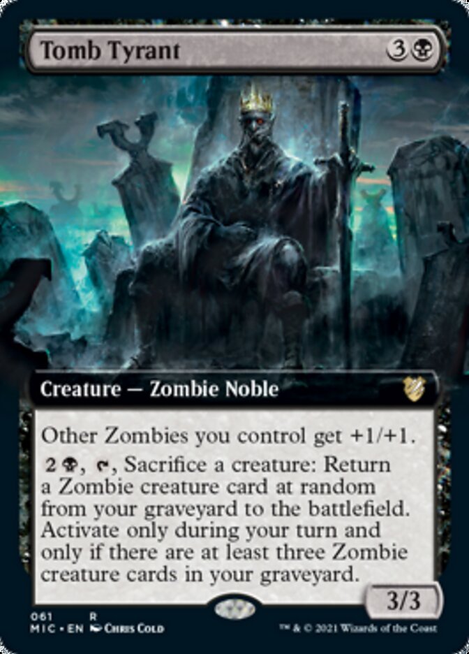 Tomb Tyrant (Extended Art) [Innistrad: Midnight Hunt Commander] | Silver Goblin