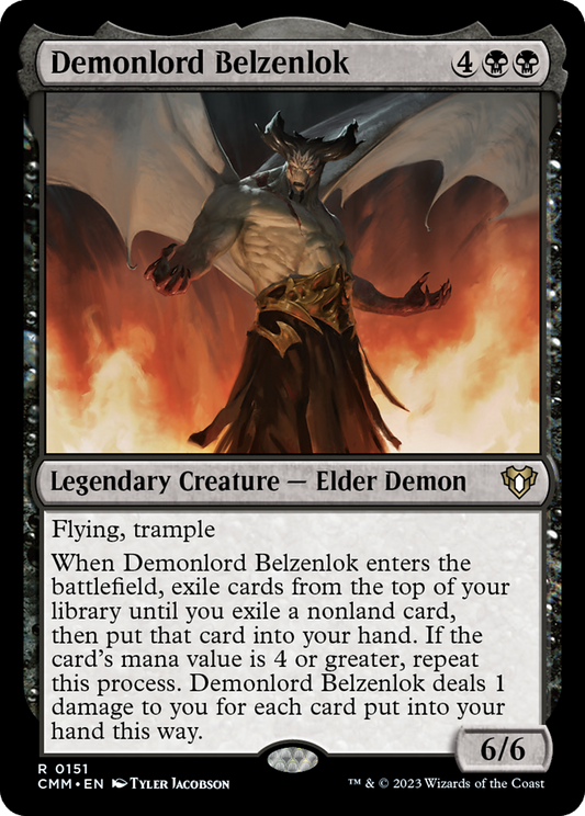 Demonlord Belzenlok [Commander Masters] Foil