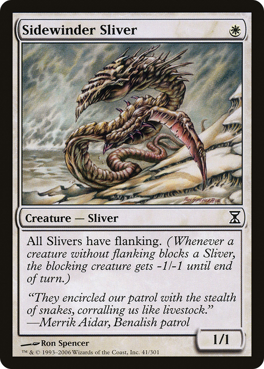 Sidewinder Sliver [Time Spiral] Foil