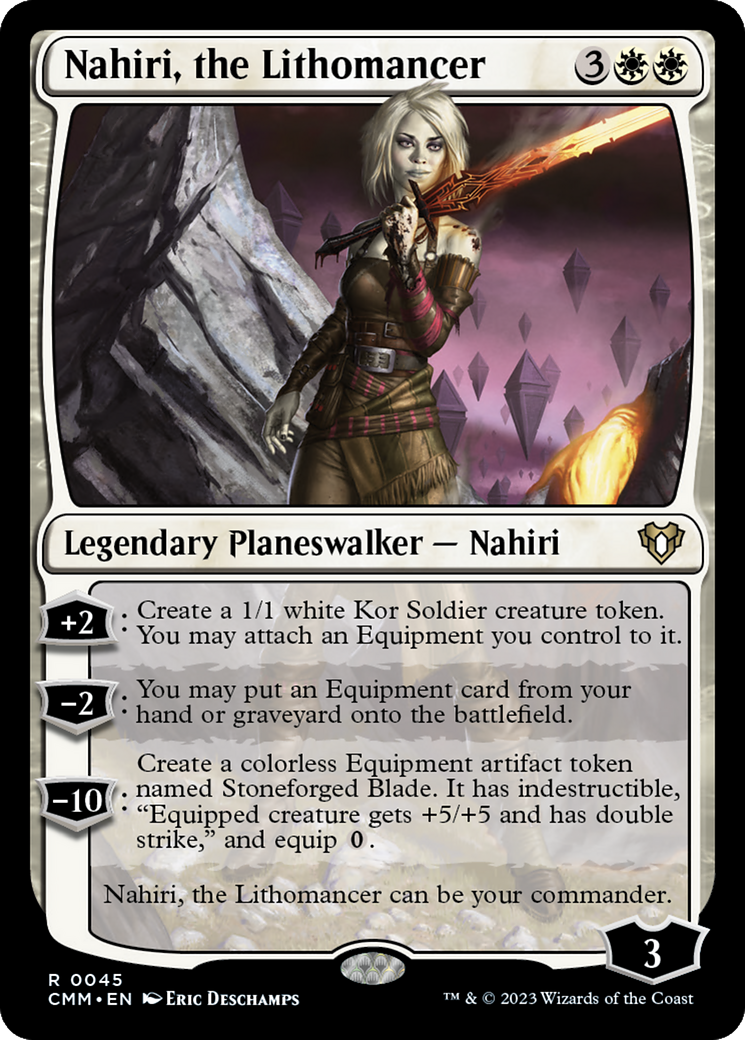 Nahiri, the Lithomancer [Commander Masters] Foil