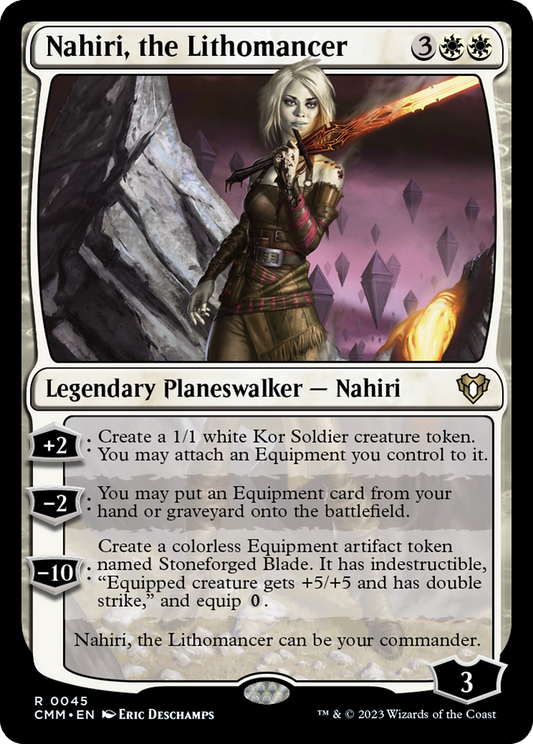 Nahiri, the Lithomancer [Commander Masters] Foil