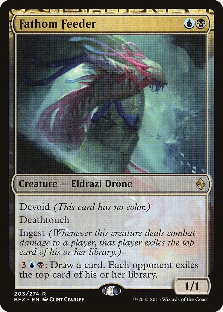 Fathom Feeder [Battle for Zendikar] Foil