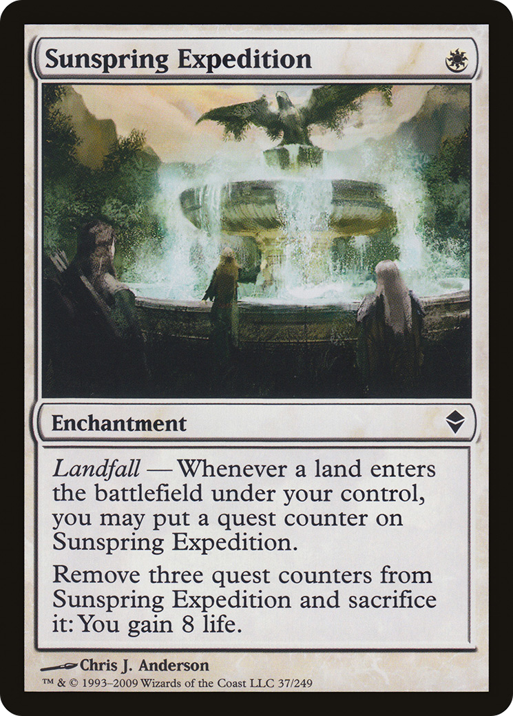 Sunspring Expedition [Zendikar] Foil