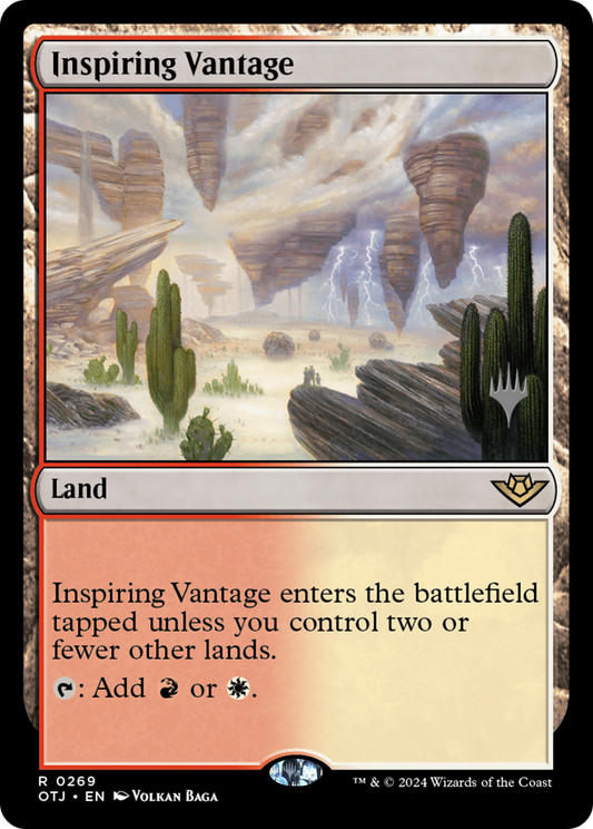 Inspiring Vantage (Promo Pack) [Outlaws of Thunder Junction Promos]