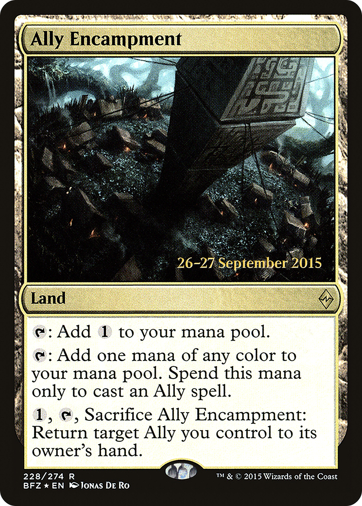 Ally Encampment [Battle for Zendikar Prerelease Promos] | Silver Goblin