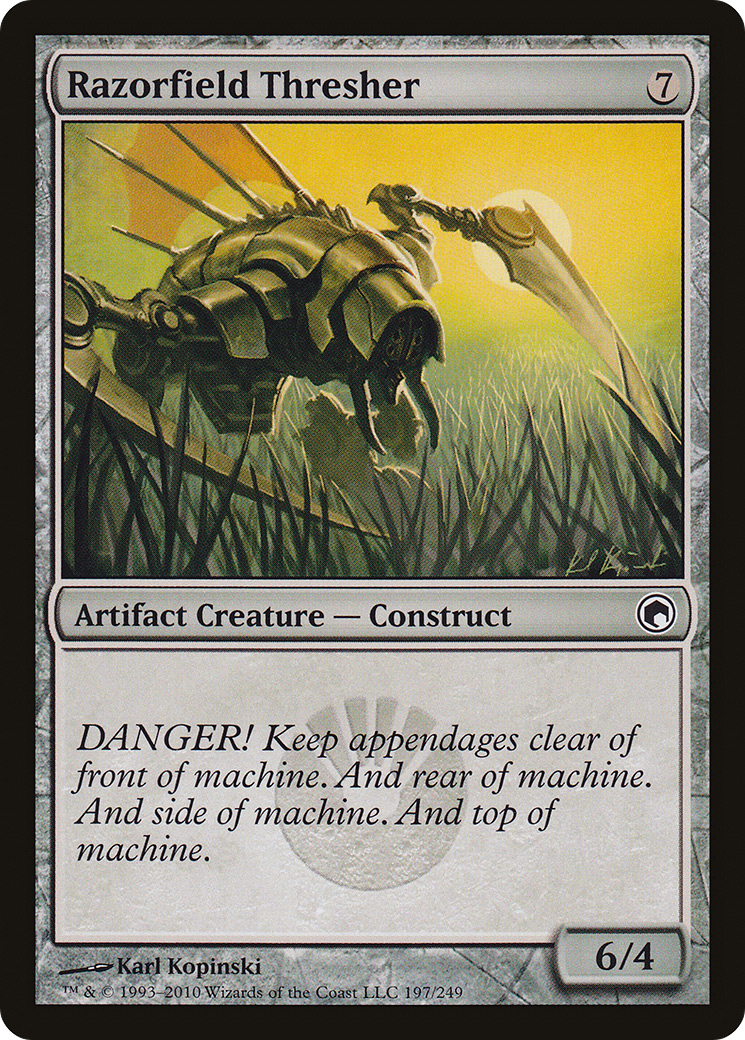 Razorfield Thresher [Scars of Mirrodin] Foil