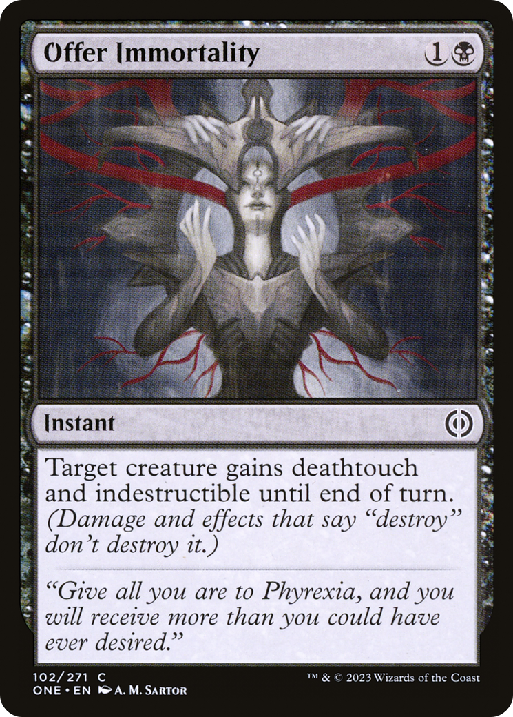 Offer Immortality [Phyrexia: All Will Be One] Foil