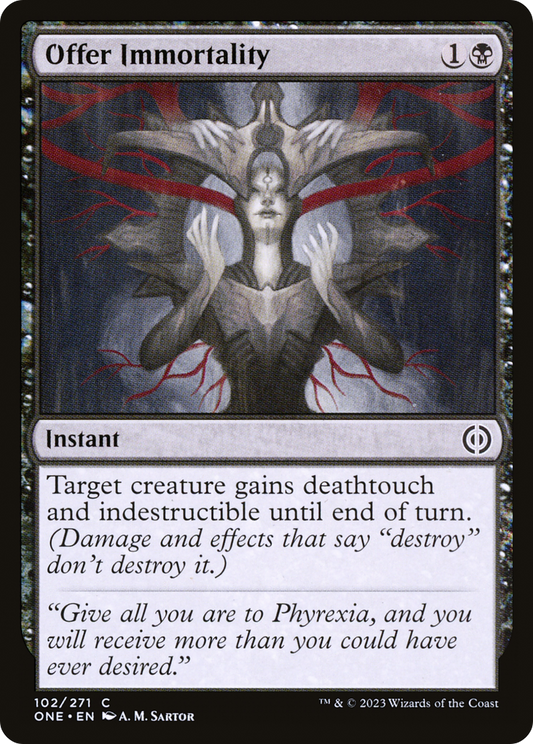 Offer Immortality [Phyrexia: All Will Be One] Foil