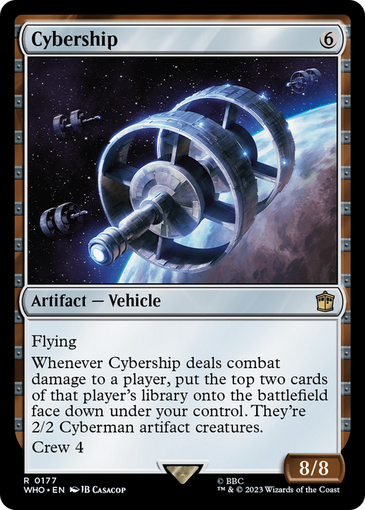 Cybership [Doctor Who] Foil