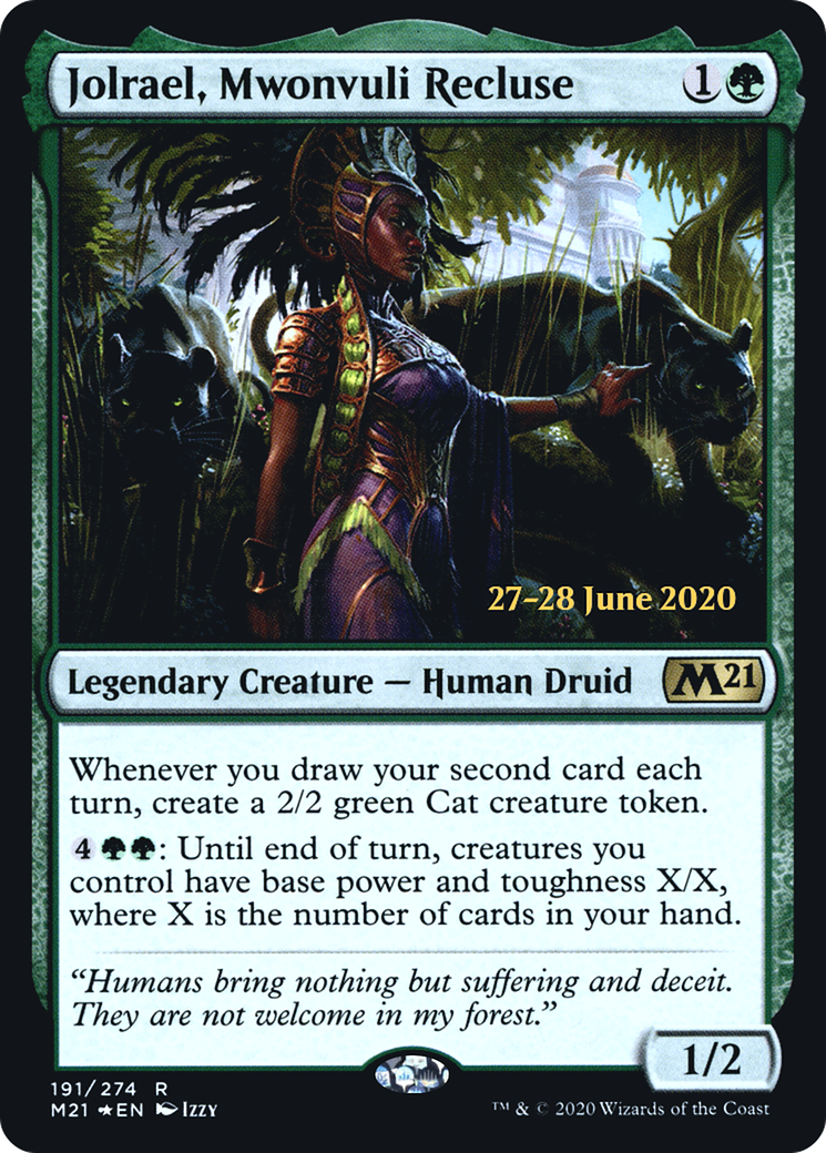 Jolrael, Mwonvuli Recluse [Core Set 2021 Prerelease Promos] | Silver Goblin