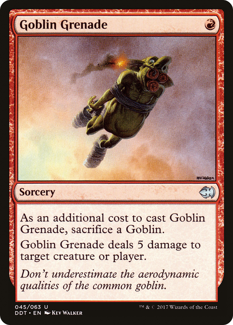 Goblin Grenade [Duel Decks: Merfolk vs. Goblins] | Silver Goblin