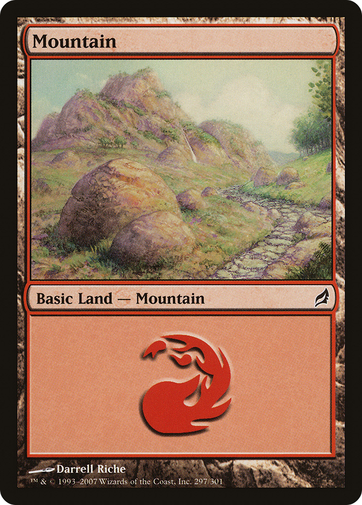 Mountain (297) [Lorwyn] Foil
