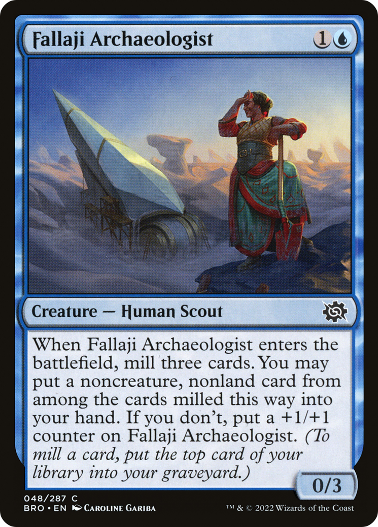 Fallaji Archaeologist [The Brothers' War] Foil