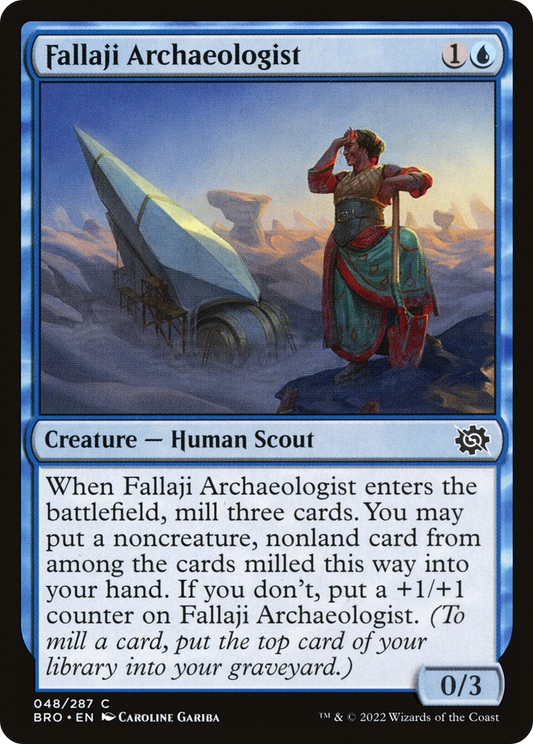 Fallaji Archaeologist [The Brothers' War] Foil