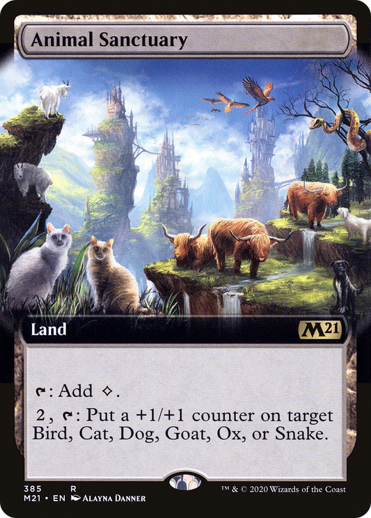 Animal Sanctuary (Extended Art) [Core Set 2021] Foil