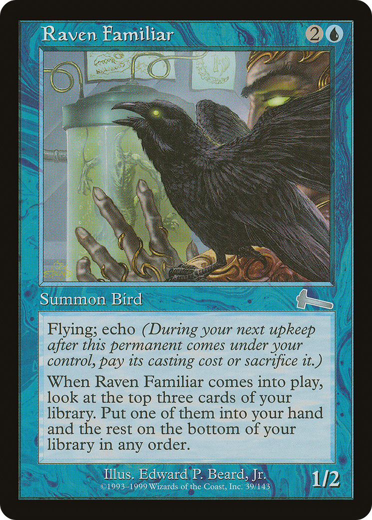 Raven Familiar [Urza's Legacy] | Silver Goblin