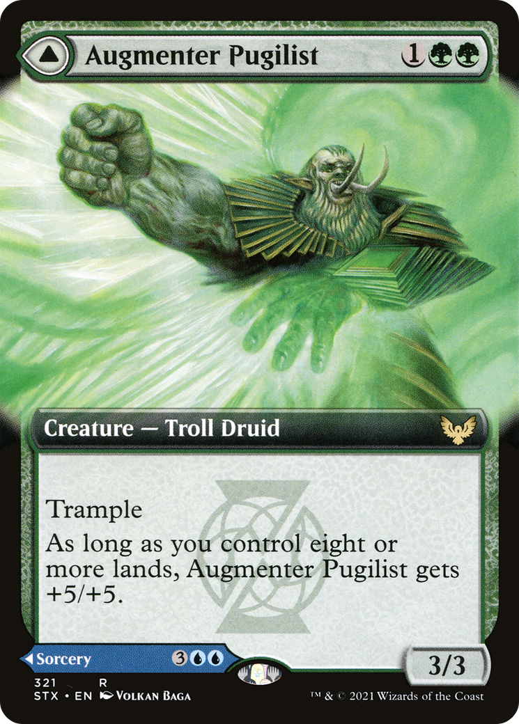 Augmenter Pugilist // Echoing Equation (Extended Art) [Strixhaven: School of Mages]