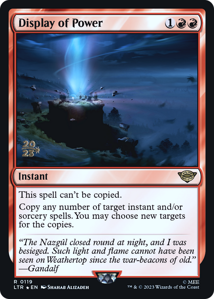 Display of Power [The Lord of the Rings: Tales of Middle-Earth Prerelease Promos]