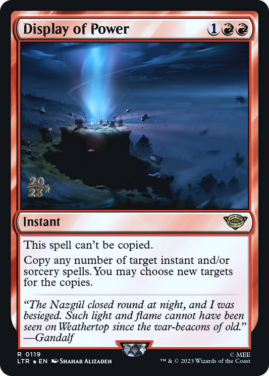 Display of Power [The Lord of the Rings: Tales of Middle-Earth Prerelease Promos]