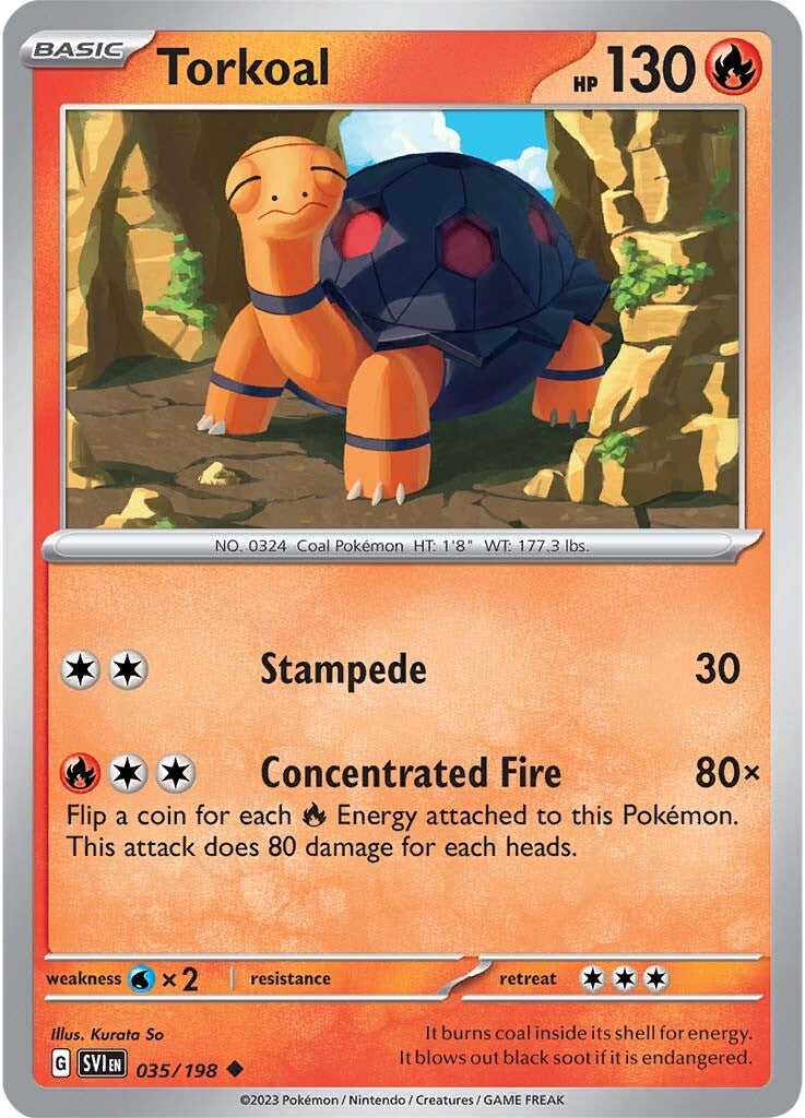 Torkoal (035/198) [Scarlet & Violet: Base Set] | Silver Goblin