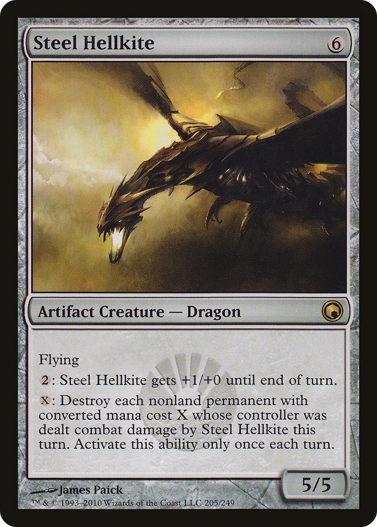 Steel Hellkite (205) - Scars of Mirrodin