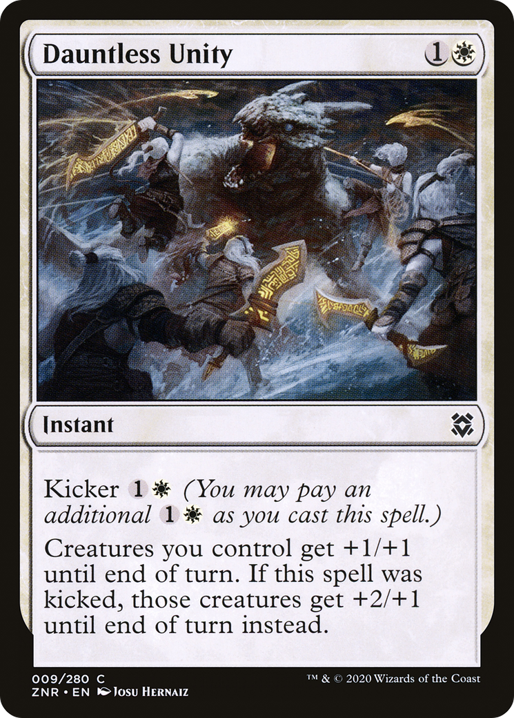 Dauntless Unity [Zendikar Rising] Foil