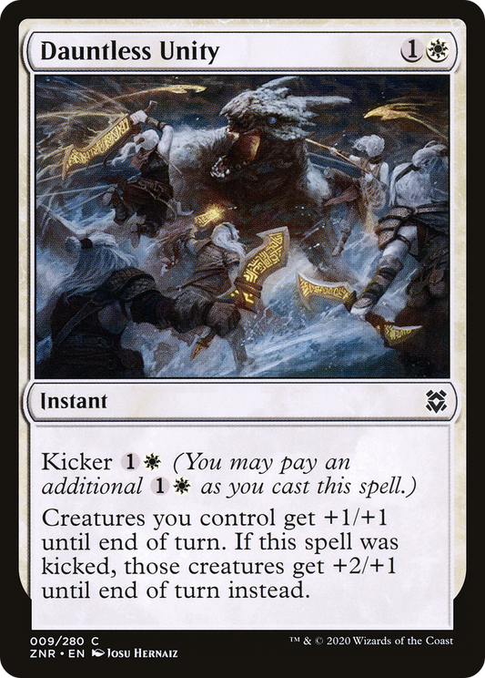 Dauntless Unity [Zendikar Rising] Foil