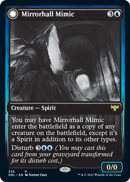 Mirrorhall Mimic // Ghastly Mimicry [Innistrad: Double Feature] Foil