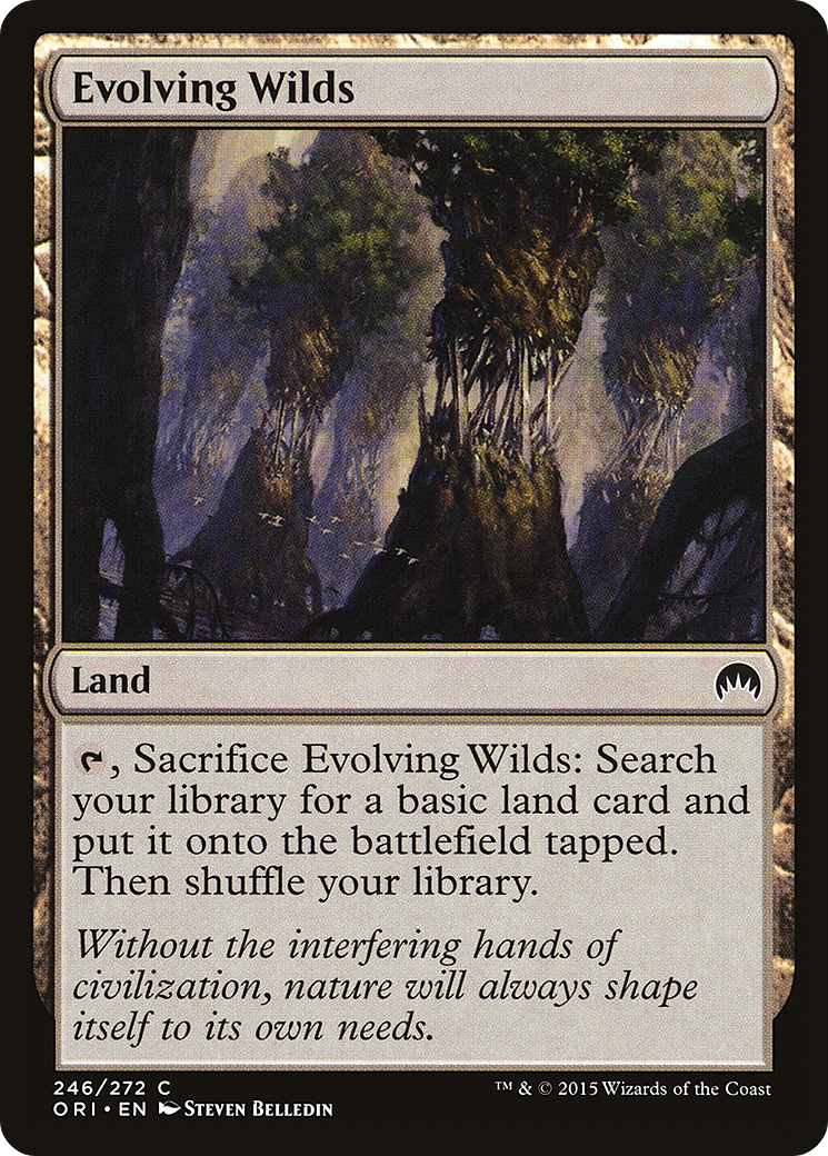 Evolving Wilds [Magic Origins] Foil